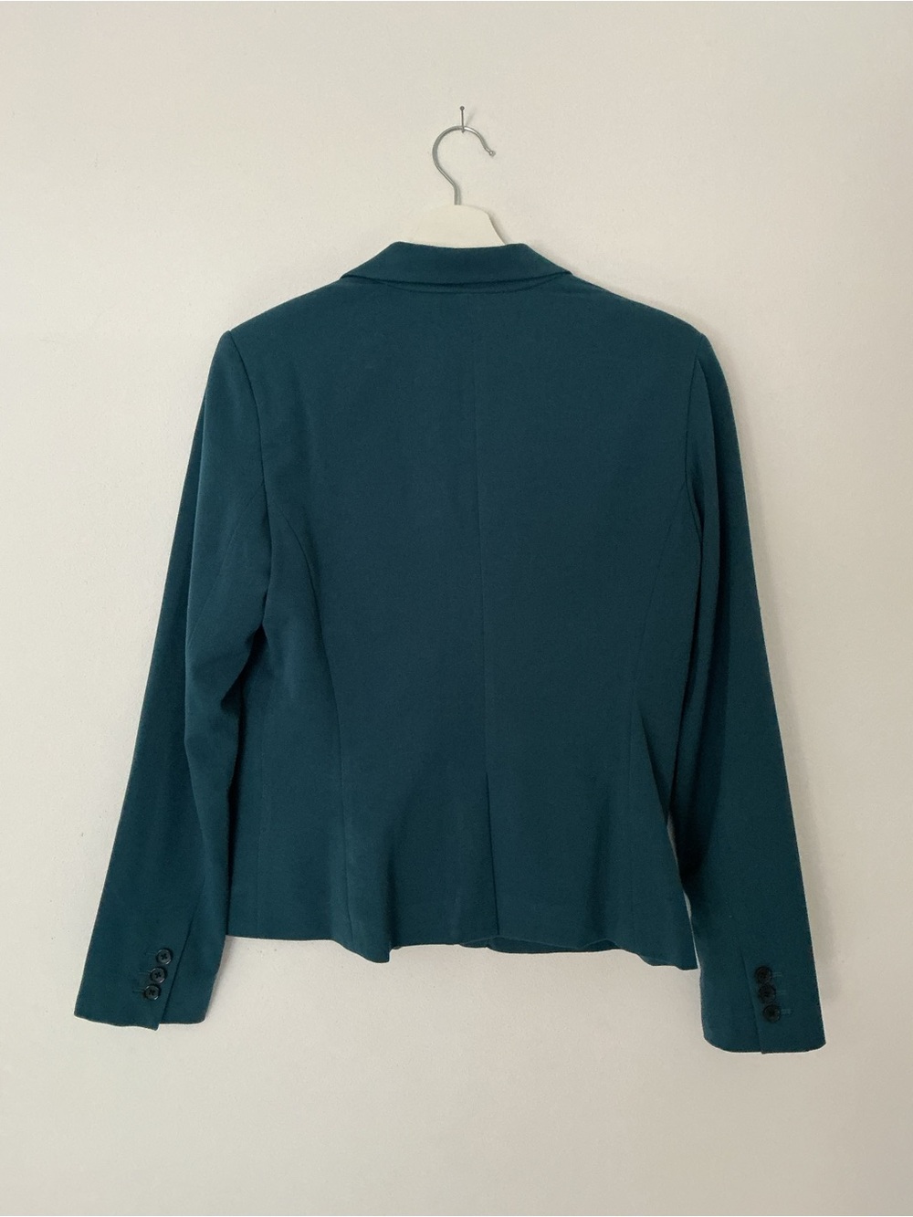 Apt. 9 Deep Teal Green Tailored Women's Blazer Size 12 - Picture 2 of 6